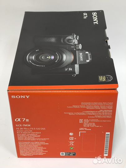 Sony Alpha A7M3 kit FE 28-70mm Новый