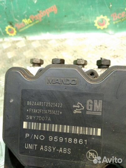 Блок abs (насос) Chevrolet Aveo T300 седан 1.6