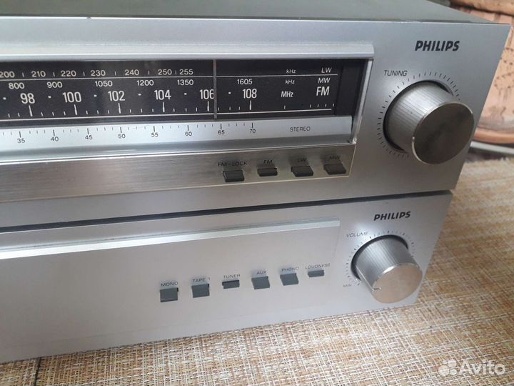 Усилитель+тюнер philips