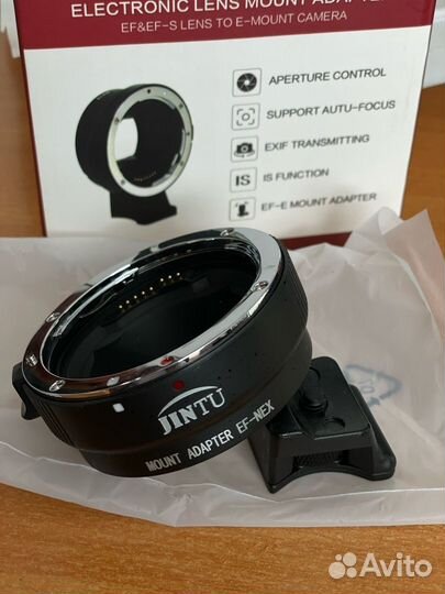 Адаптер с автофокусом jintu EF-NEX II Canon EF