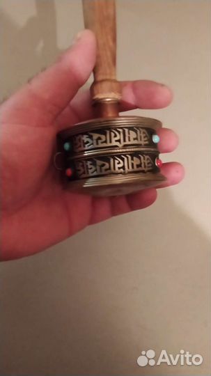 Погремушка редкая,вся,из, меди