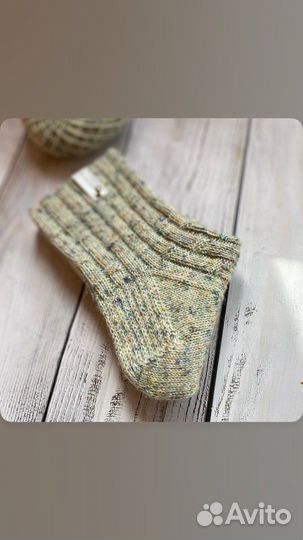 Вязанные носки ручной работы