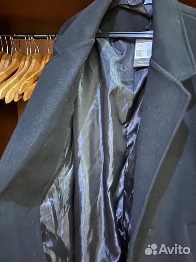 Пальто мужское черное