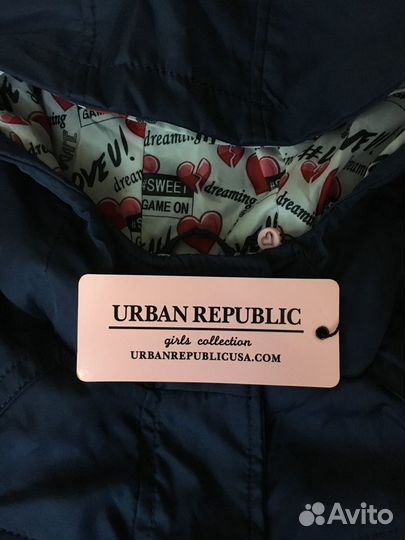 Новая Куртка-ветровка Urban Republic
