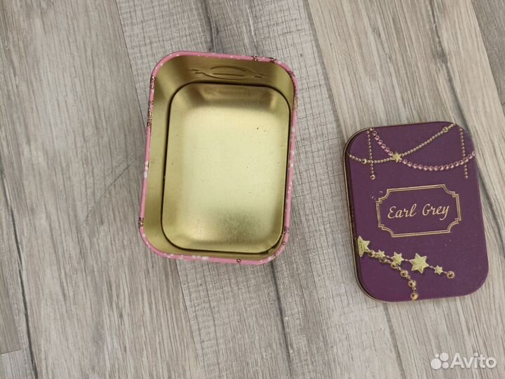 Жестяная банка из под чая