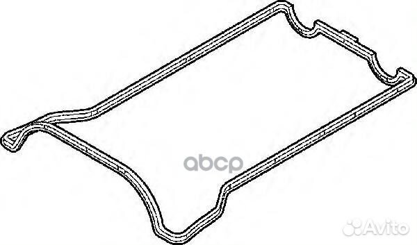 Прокладка крышки гбц полиакриловый каучук 89413