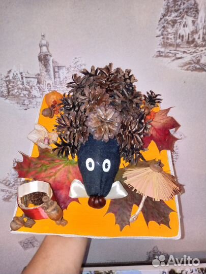 Поделка осенняя Ёжик