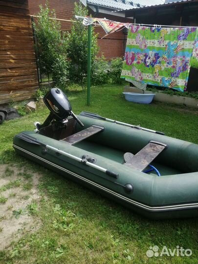 Лодка надувная двухместная бу
