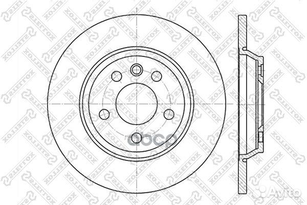 6020-2552-SX диск тормозной задний Ford Galaxy