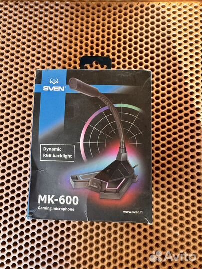 Микрофон для пк sven MK-600 черный