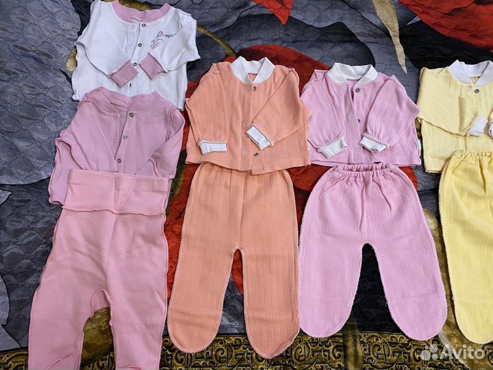 Детские вещи на девочку кофты штаны ползунки
