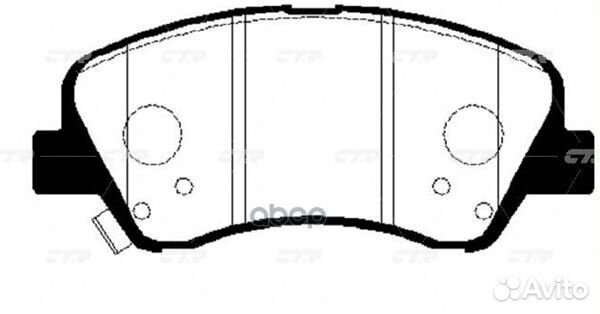 Колодки GK0500P CTR