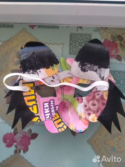 Картонная маска кошки