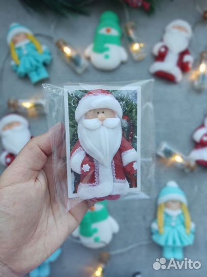 Новогоднее мыло ручной работы