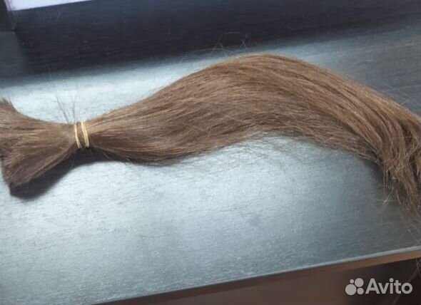Волосы натуральные срез