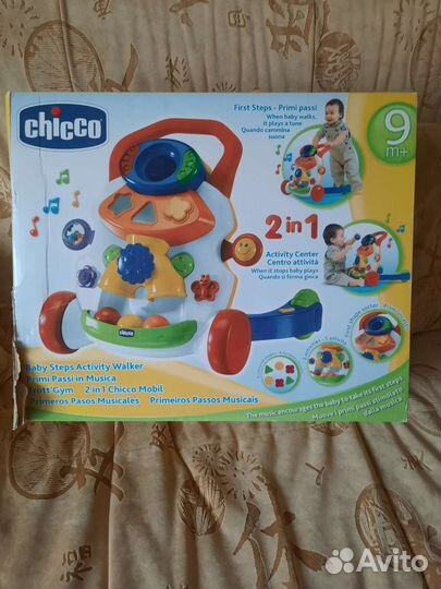 Ходунки Chicco 2 в 1 игровой центр