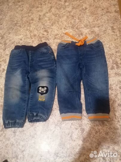 Джинсы для мальчика 92