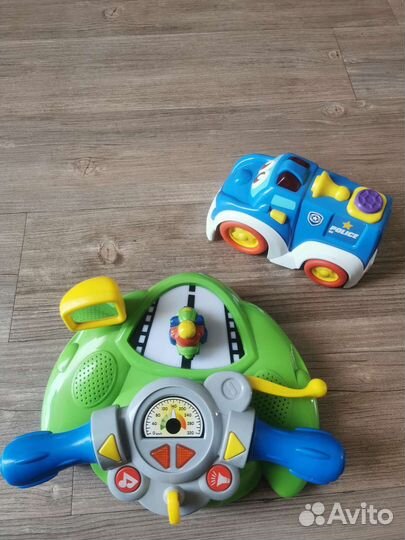 Музыкальный руль детский +машинка