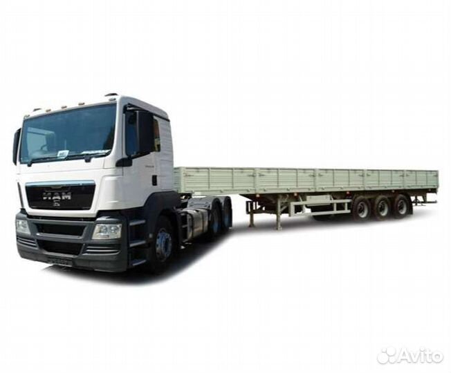 Аренда длинномера, шаланды, бортовой полуприцеп