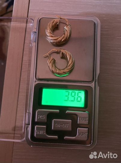 Серьги золотые 585 пробы