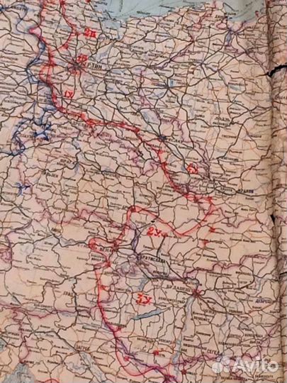 Карта етвд по состоянию на 02 мая 1945г