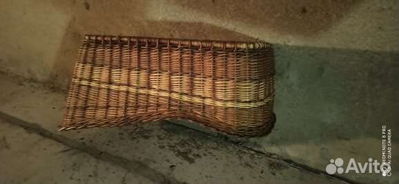 Плетёный короб на санки