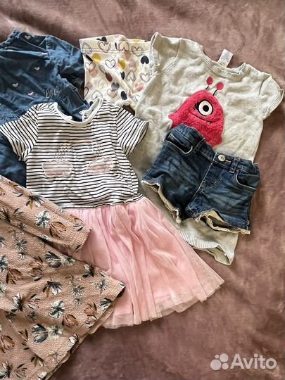 Детские вещи на девочку пакетом 2-3 года