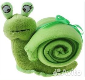 Плед Улитка Флисовый Непоседа