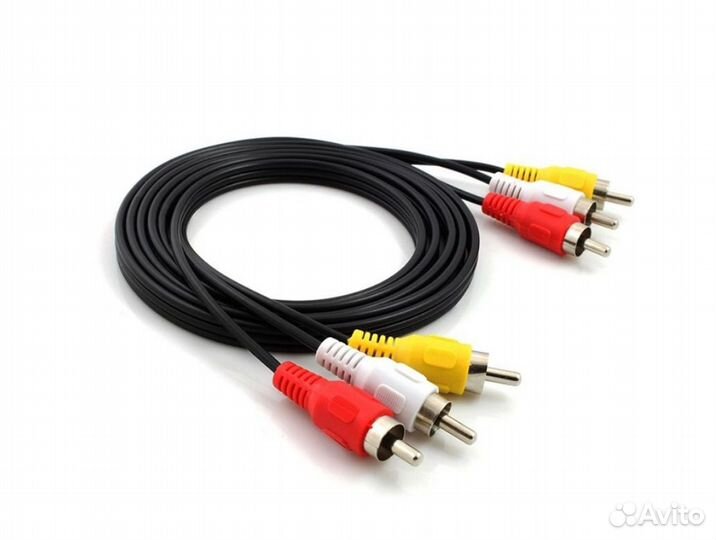 Новый кабель 3RCA (тюльпаны) D-Color