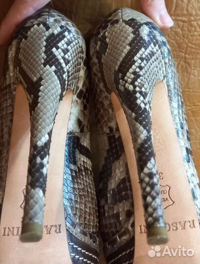 Туфли из кожи питона Raschini оригинал