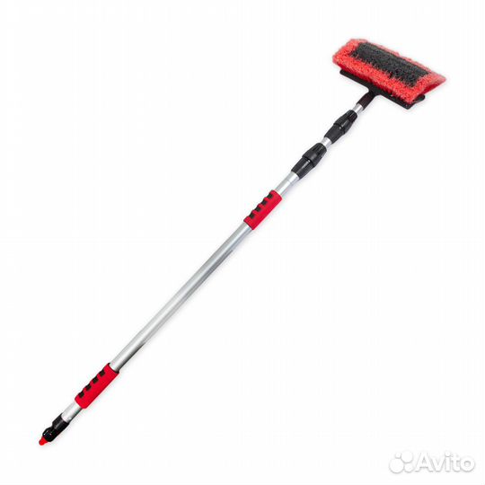 Щетка для мытья с краном подачи воды и телескопиче