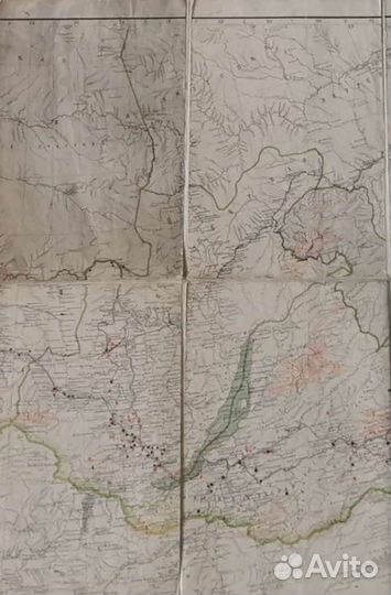 Горнопромышленная карта Азиатской России 1909 г