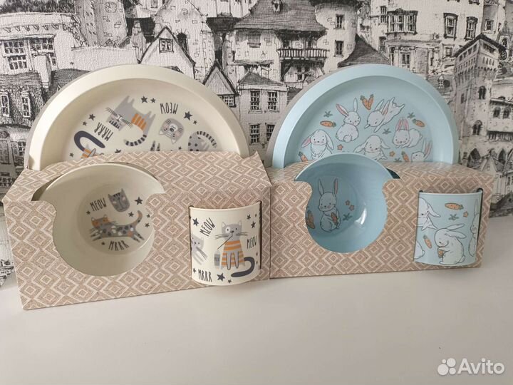 Новый Набор посуды детский посуда для малышей