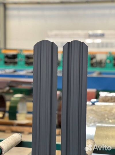 Забор из евроштакетника 2м