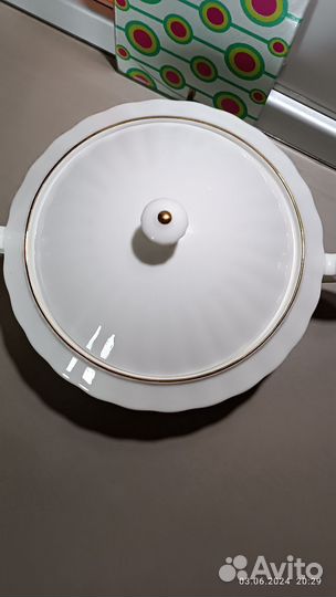 Супница фарфор лфз новая