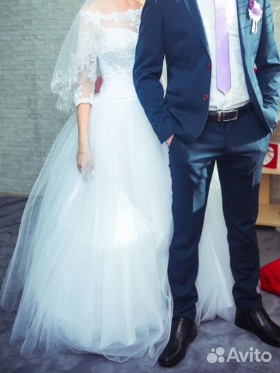 Свадебное платье 44-46