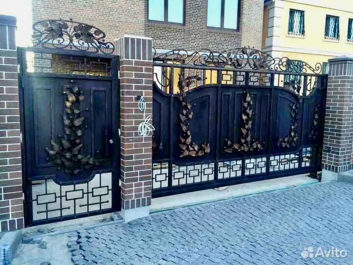 Сварка ворот Кованные Ворота распашные