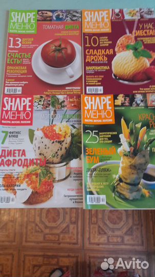 Журнал shape меню