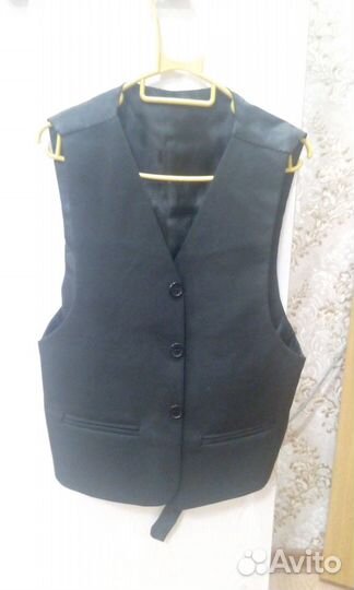 Пиджак и жилет детский для первоклассника