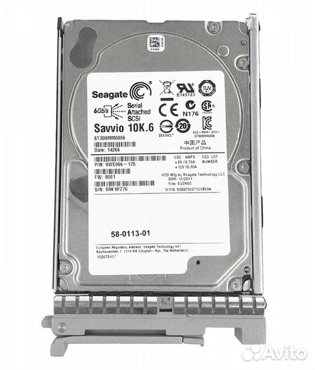 Жесткий диск Cisco 300Gb A03-D300GA2 58-0113-01