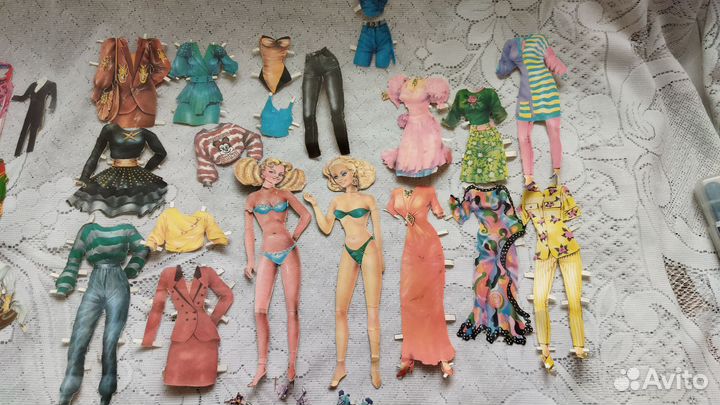 Куклы бумажн 2 набора 4 куклы СССРБронь для Катрин