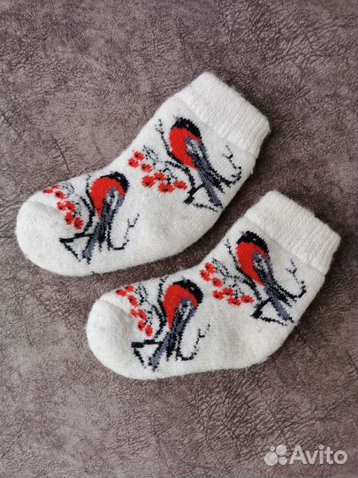 Шерстяные носки детские 2 пары