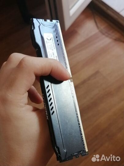 Оперативная память (х1) 8 GB HyperX Fury 2400 мгц