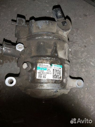 Компрессор кондиционера Volkswagen Passat B6 BKC