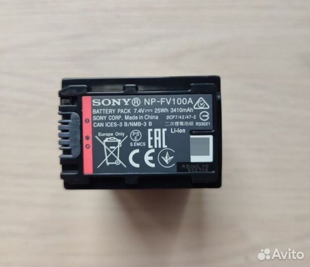 Sony NP-FV100A Новый в заводской упаковке