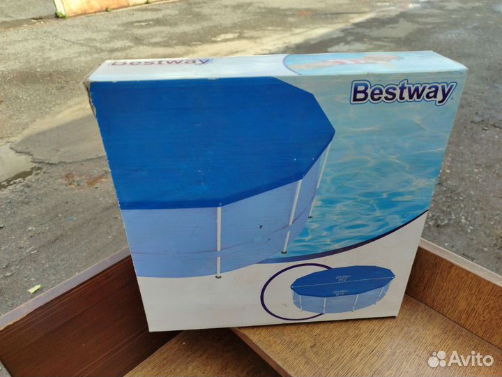 Тент для бассейна 3,66м новый