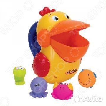 Развивающая игрушка "Голодный пеликан" для ванной