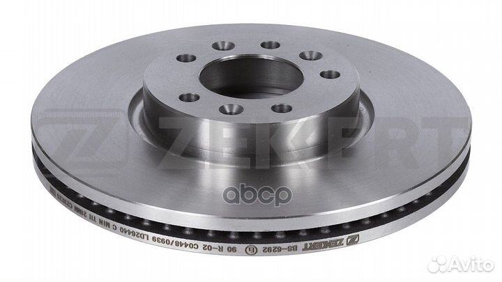 Диск торм. перед. Citroen Jumpy III 16- Peugeot