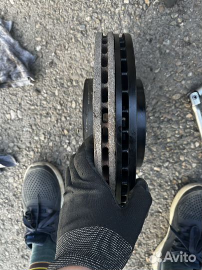 Диски тормозные на mitsubishi outlander хл