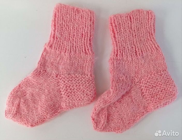 Детские вязаные носки